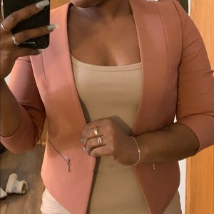 Express cropped open blazer